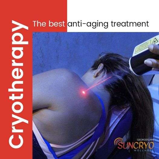 Cryotherapy anti-aging treatment.