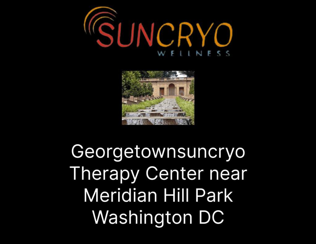 Georgetownsuncryo Therapy Center near Meridian Hill Park Washington DC