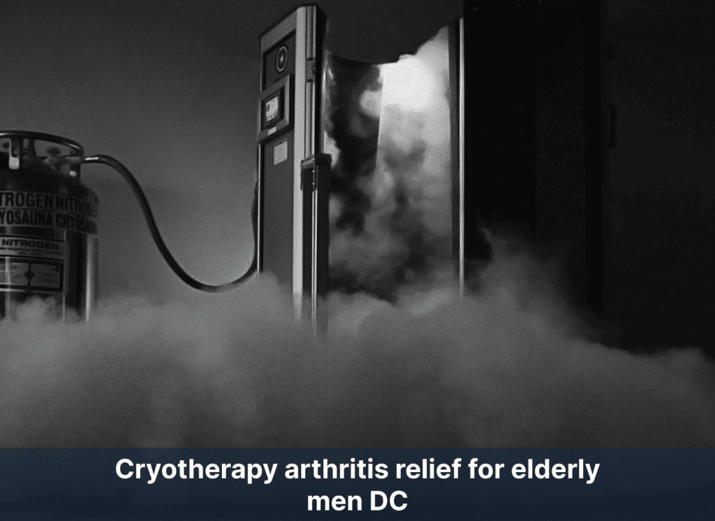 Cryotherapy arthritis relief for elderly men DC