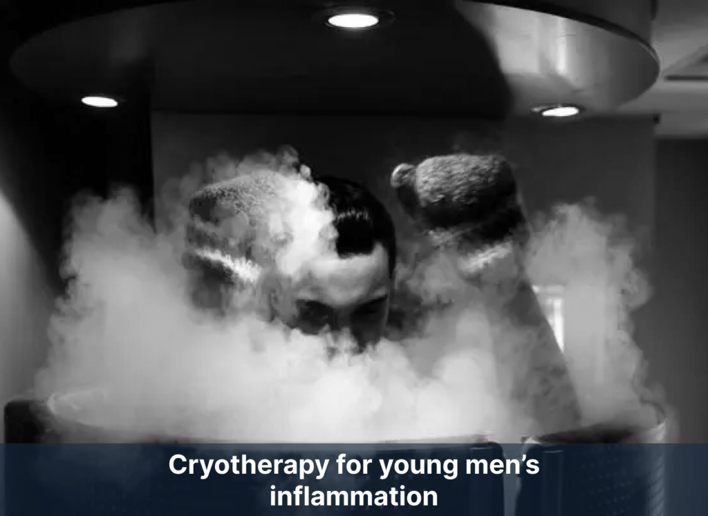 Cryotherapy for young men’s inflammation