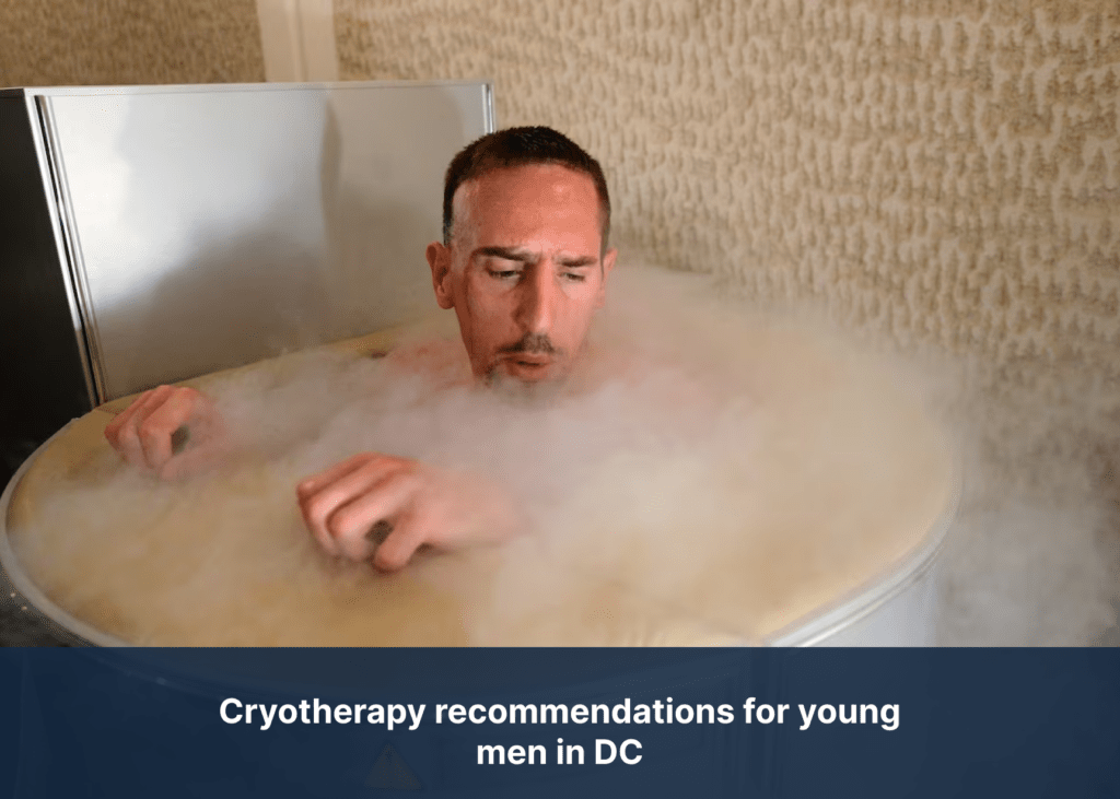 Cryotherapy recommendations for young men in DC