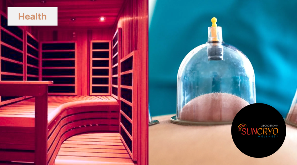 GeorgetownSunCryo cupping with infrared sauna near me