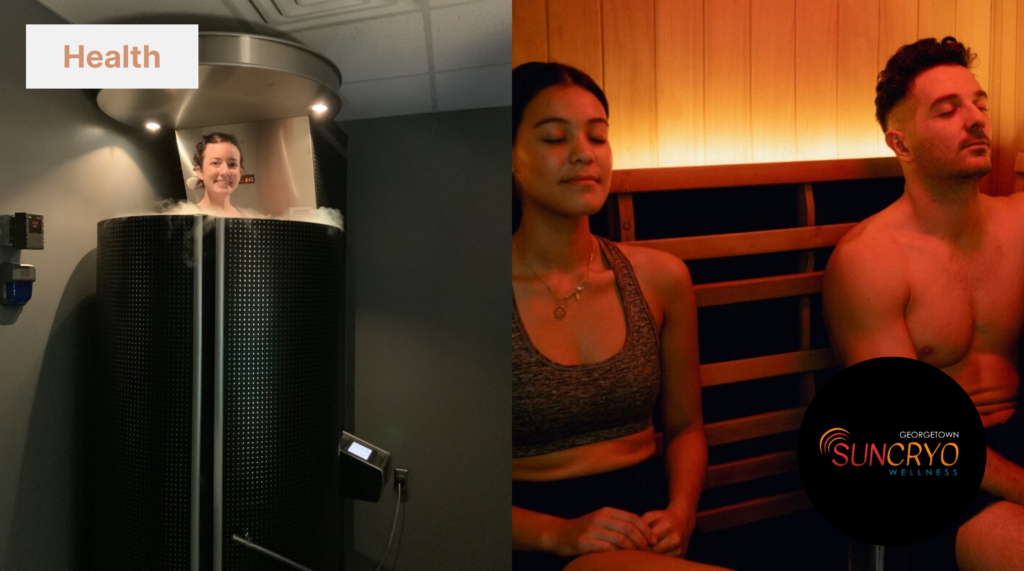 How to book sauna services with cryotherapy near Foggy Bottom, DC?