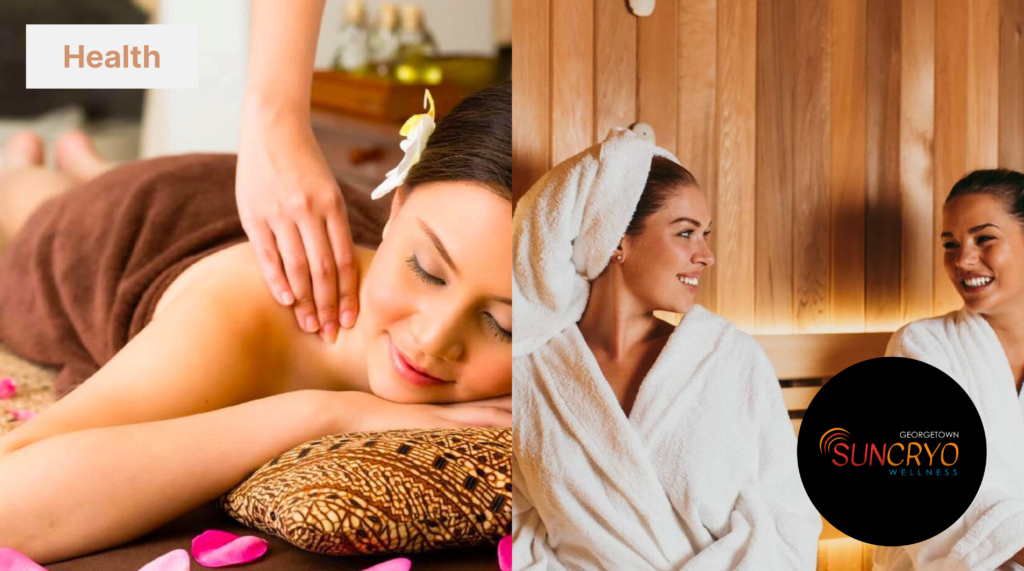 Where to find a Thai massage and infrared sauna near Georgetown, DC?
