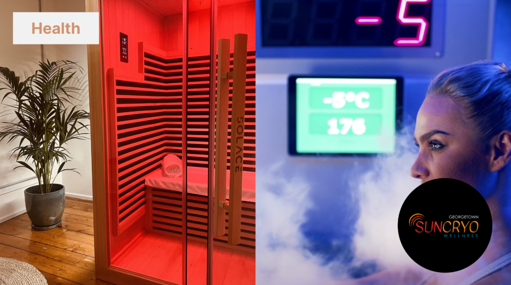 How to book cryotherapy and sauna services near 20th Street, DC?