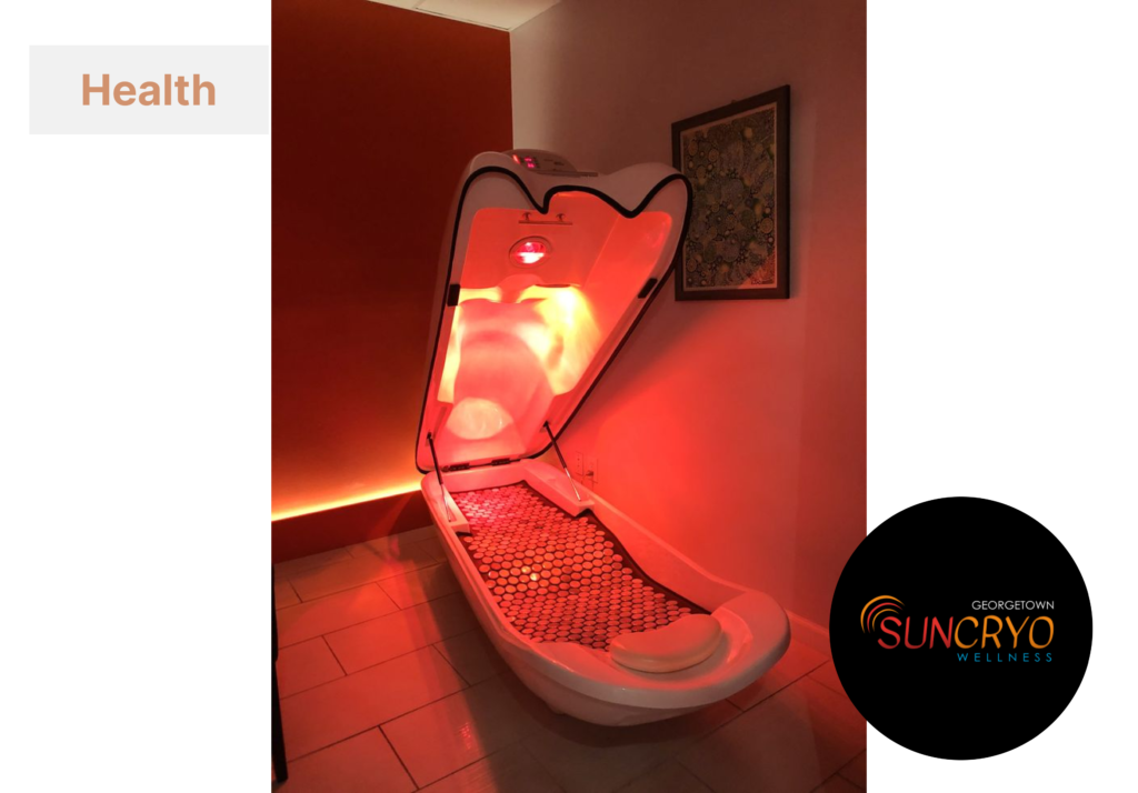 Georgetown Sun Cryo’s Jade Sauna Pod for Vibrant Skin Health