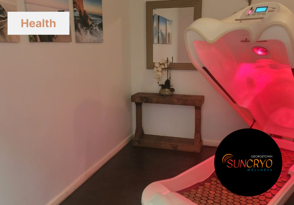 Jade Sauna Pod Sessions at GeorgetownSunCryo for Chronic Pain Relief