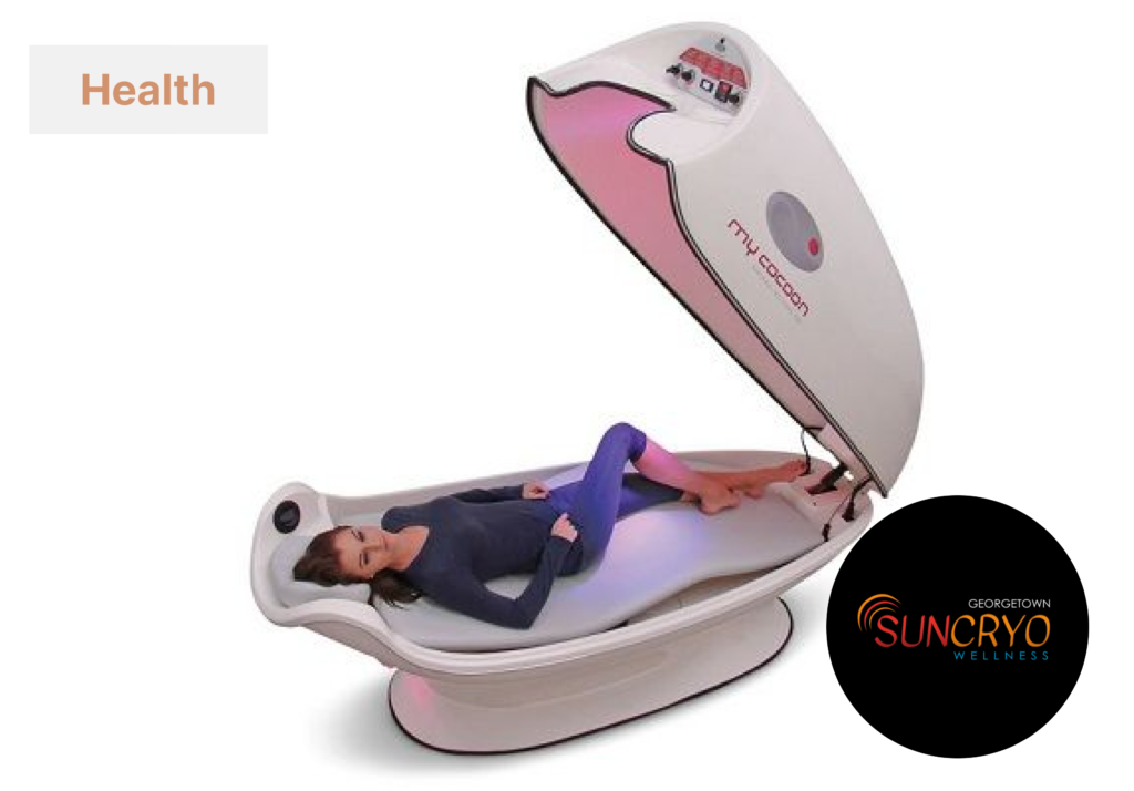 Relieve Muscle Tension with a Jade Sauna Pod at Georgetownsuncryo