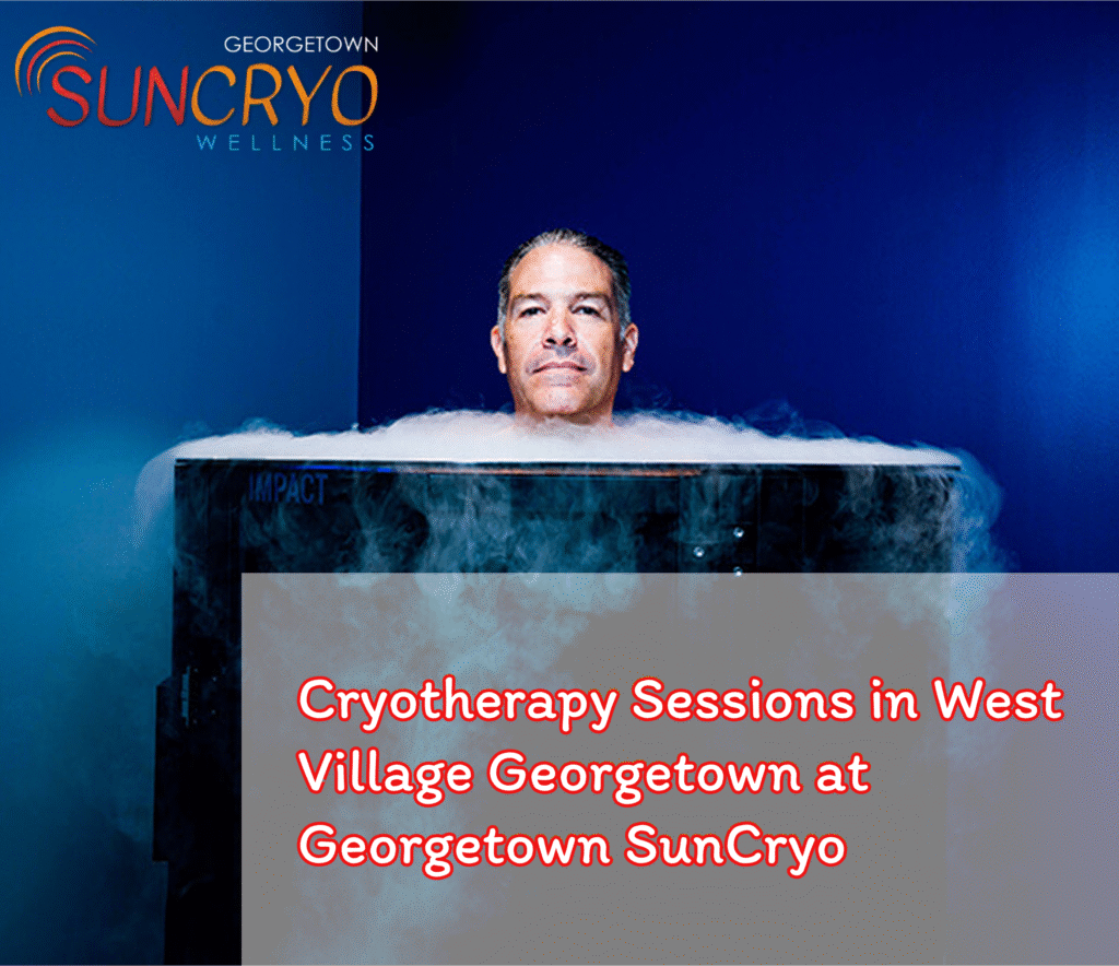 Cryotherapy Sessions in West Village Georgetown at Georgetown SunCryo