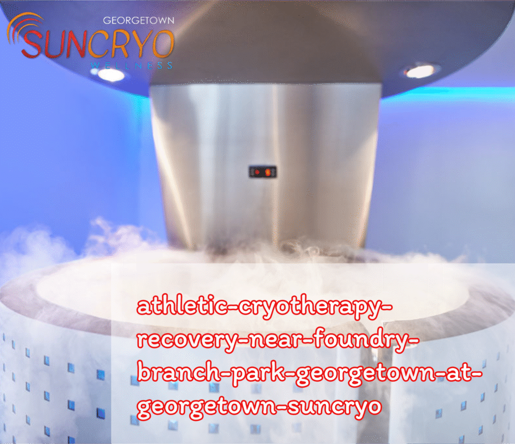 Athletic Cryotherapy Recovery Near Foundry Branch Park Georgetown at Georgetown SunCryo
