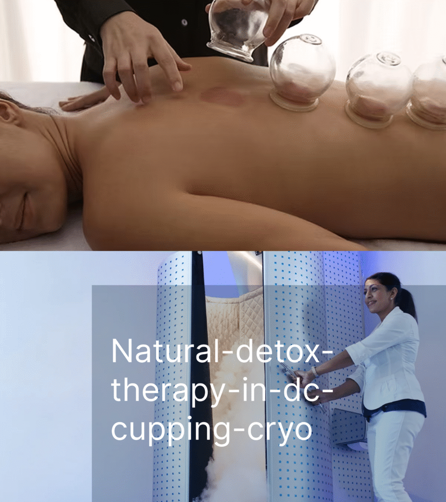 natural-detox-therapy-in-dc-cupping-cryo ❄️ What is the Cupping + Cryo Detox Combo? Natural Detox Therapy using cupping and cryotherapy combines two effective wellness treatments: Cupping Therapy: A traditional practice that uses suction cups to pull toxins to the skin’s surface, improve blood flow, and ease muscle tension. Cryotherapy: Exposure to extremely cold temperatures (-200°F to -250°F) for 2–3 minutes to stimulate the body’s natural healing and detox mechanisms. When used together, these treatments improve lymphatic drainage, eliminate metabolic waste, and leave you feeling energized and restored. ✅ Benefits of Natural Detox with Cupping + Cryo Benefit Description 💧 Detoxification Flushes out toxins and excess fluids via lymphatic stimulation ❄️ Reduces Inflammation Cryotherapy constricts blood vessels and eases swelling 🧲 Boosts Circulation Cupping stimulates blood and lymph flow ⚡ Increases Energy Reduces fatigue by removing blockages and toxins 🧘 Relieves Stress Releases endorphins and calms the nervous system 💆 Improves Skin Tone Promotes collagen production and clears skin of impurities 📍 Top Clinics for Cupping + Cryo Detox Therapy in Washington, D.C. Here are the top-rated wellness centers in D.C. offering this natural detox therapy: District Cryo – Dupont Circle Services: Whole-body cryo, cupping, localized treatments Why Visit: Certified staff, athlete recovery expertise Rejuvenation House of Wellness – Georgetown Services: Cryo facials, lymphatic cupping, detox plans Why Visit: Personalized programs in a luxury spa setting Restore Hyper Wellness – D.C. Locations Services: Whole-body cryo, compression therapy, cupping Why Visit: Tech-driven services and flexible membership options Capitol Cryo – Capitol Hill Services: Manual cupping, localized cryotherapy Why Visit: Fast, targeted relief for inflammation and fatigue Body Lounge Spa DC Services: Cryo sauna, detox cupping, body contouring Why Visit: Holistic spa approach to recovery and detox 💰 Price Table – Natural Detox: Cupping + Cryo in D.C. Provider Single Session Price 5-Session Package Included Services District Cryo $95 $425 Full-body cryo + suction cupping Rejuvenation House Wellness $110 $490 Inflammation-targeted cupping + cryo facial Restore Hyper Wellness $90 $420 Cryo + lymphatic cupping Capitol Cryo $100 $450 Targeted cryo + manual cupping session Body Lounge Spa DC $105 $475 Cryo sauna + detox cupping 💡 Tip: Ask about introductory offers and first-time visit discounts—many clinics in D.C. provide them! 🙋‍♀️ Frequently Asked Questions (FAQs) ❓ What is natural detox therapy? Natural detox therapy uses techniques like cupping and cryotherapy to remove toxins, improve blood flow, and support the body’s healing mechanisms—without synthetic drugs. ❓ Is the Cryo + Cupping combo safe? Yes, both treatments are non-invasive and safe for most people. However, those who are pregnant, have heart conditions, or have skin sensitivity should consult a healthcare provider first. ❓ Does cupping hurt? Cupping is typically painless but may leave temporary circular marks. These marks are signs of detox and usually fade within a few days. ❓ How many sessions do I need? For detox, most professionals recommend 1–2 sessions per week for the first month, followed by maintenance every 2–4 weeks. ❓ What do I wear for cryotherapy? Wear minimal, dry clothing (socks, gloves, and undergarments). Clinics usually provide the rest of the necessary gear. 🔗 Trusted Resources for Further Reading Harvard Health: What is Cryotherapy? Cleveland Clinic – Cupping Therapy Overview NIH Study – Effects of Cupping Therapy Restore Hyper Wellness – Locations District Cryo – Services ✅ Final Thoughts If you’re feeling sluggish, inflamed, or stressed, Natural Detox Therapy with Cupping + Cryo in Washington, D.C. could be your body’s perfect reset. This powerful wellness combo blends the wisdom of traditional healing with the precision of modern recovery science. Whether you're an athlete, busy professional, or simply seeking balance, this non-invasive treatment offers results you can feel—naturally.