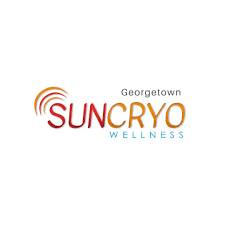 SunCryo Wellness Georgetown logo on white background.