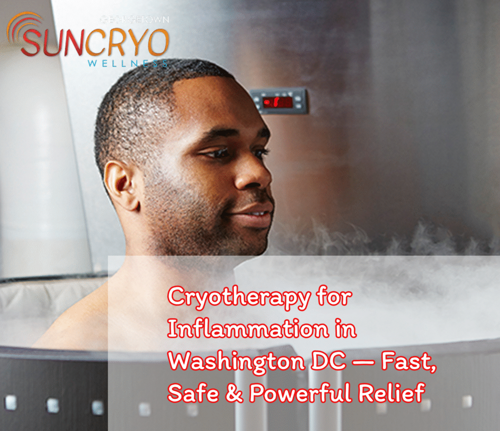 Cryotherapy for Inflammation in Washington DC — Fast, Safe & Powerful Relief