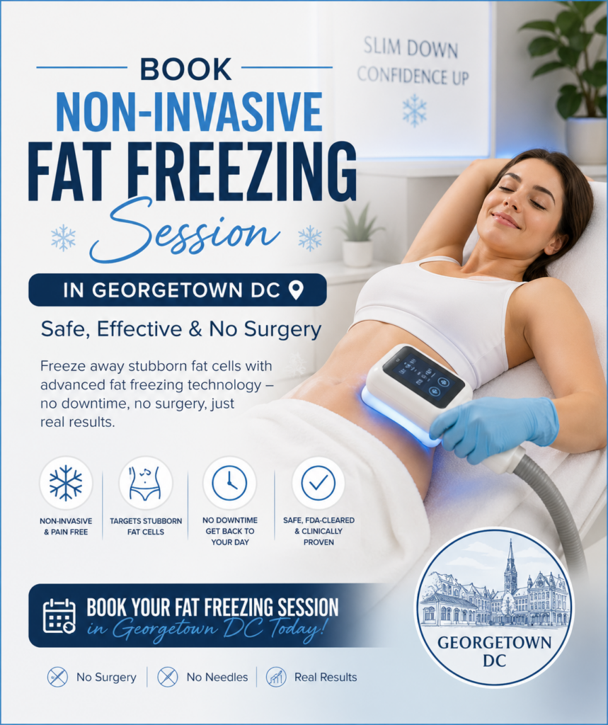 Book Non-Invasive Fat Freezing Session in Georgetown DC (Safe, Effective & No Surgery)