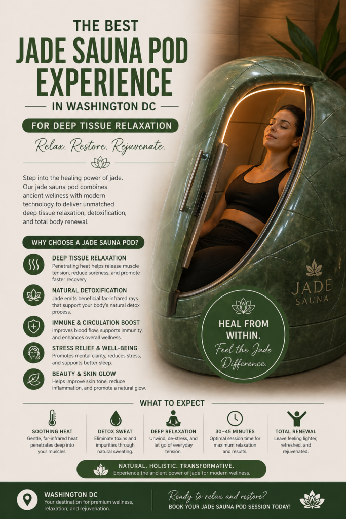 Best Jade Sauna Pod Experience in Washington DC for Deep Tissue Relaxation (Complete Guide)