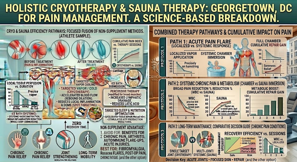 Holistic Cryotherapy and Sauna Therapy in Georgetown DC for Pain Management